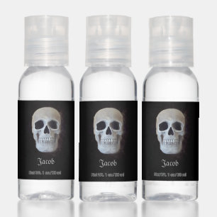 Skull Head Gothic Black And White Cool Hand Sanitizer