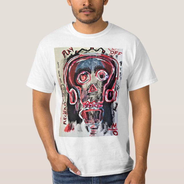 Skull Head. T-Shirt (Front)
