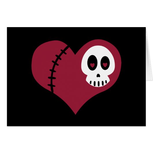 Skull Heart Cards (Front Horizontal)