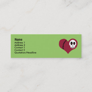 Skull Heart Profile Cards