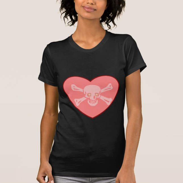 skull heart T-Shirt (Front)