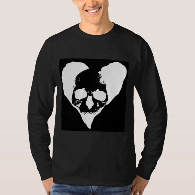 skull heart T-Shirt (Front)