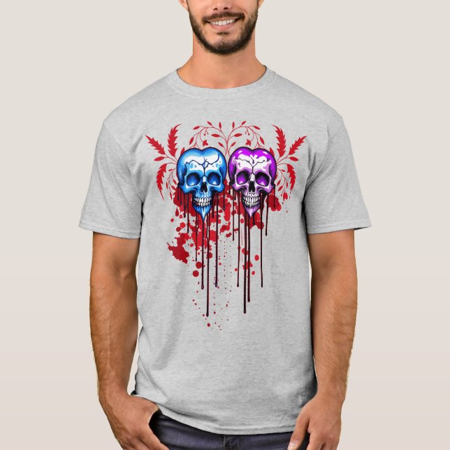 Skull Hearts T-Shirt (Front)