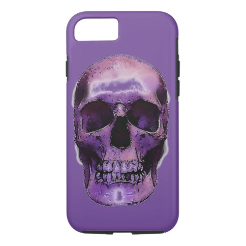 Skull Heavy Metal Rock Fantasy Pop Art iPhone 87 Case