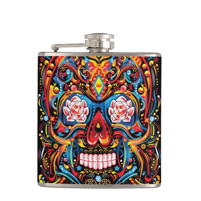 Skull Hip Flask (Front)