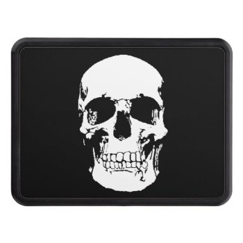 Skull Hitch Cover by HeavyMetalHitman at Zazzle
