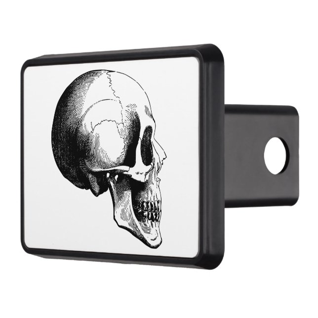 Skull  Hitch Cover 2" Receiver (Left)