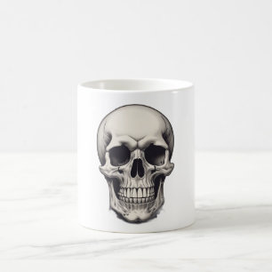 Skull Illustration Coffee Mug