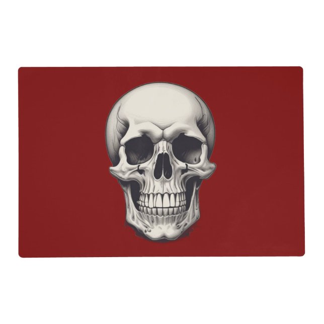 Skull Illustration Placemat (Front)