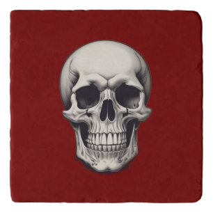 Skull Illustration Trivet