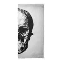 2 HALLOWEEN EAT DRINK & BE SCARY ORNATE SKULL KITCHEN TOWELS GOTHIC