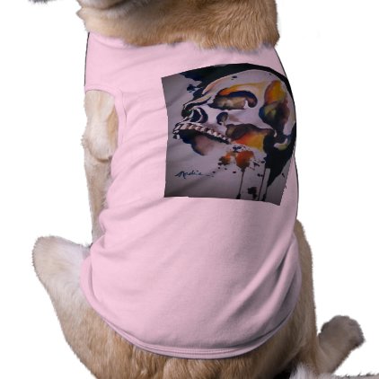 Skull Image Doggie Tank Top