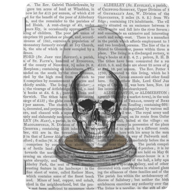 Skull In Bell Jar 2 iPad Air Cover (Front)