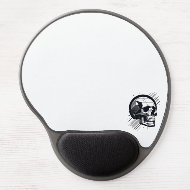 Skull in different styles 33 gel mouse pad (Front)