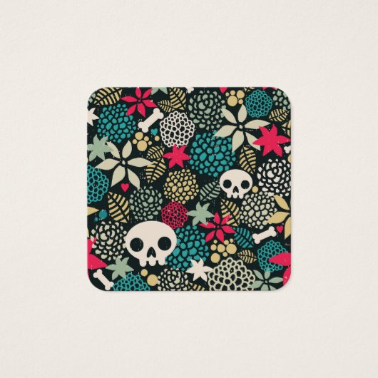 Skull in flowers (Front)