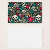 Skull in flowers (Front & Back)