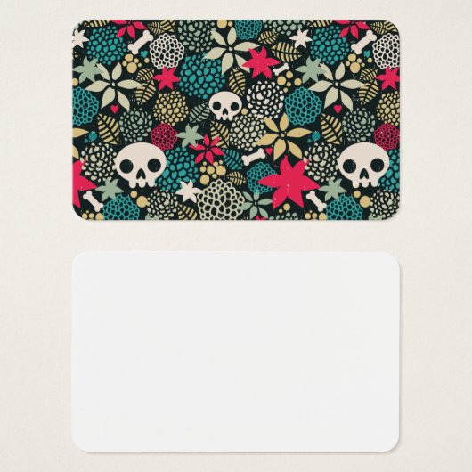 Skull in flowers (Front & Back)