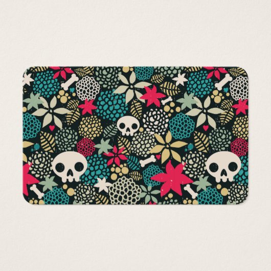 Skull in flowers (Front)