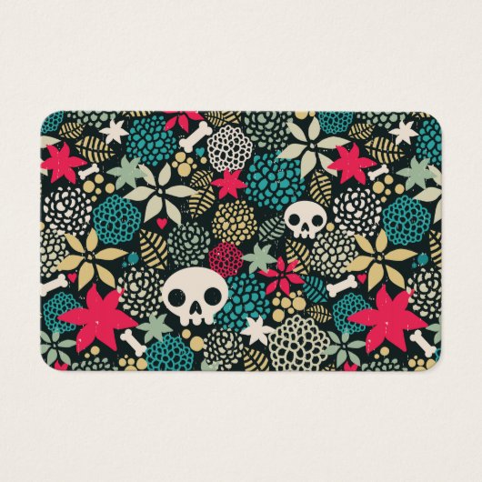 Skull in flowers (Front)