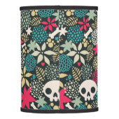 Skull in flowers lamp shade (Back)