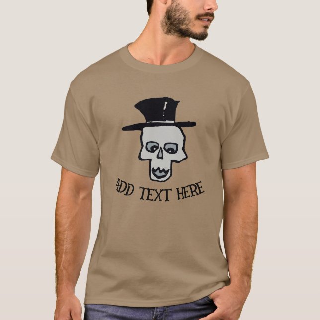 Skull in Top Hat (Front)