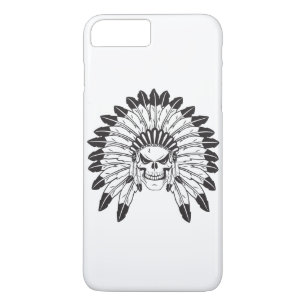 Skull Indian Chief iPhone 8 Plus/7 Plus Case