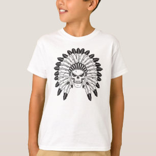Skull Indian Chief T-Shirt