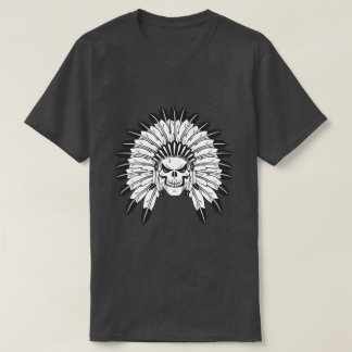 Skull Indian Chief T-Shirt