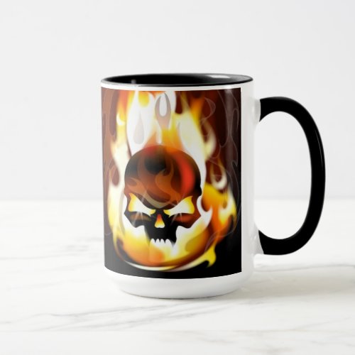 Skull Inferno Mug