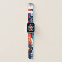 "Skull-Inspired Apple Watch Band: Bold, Edgy Desig