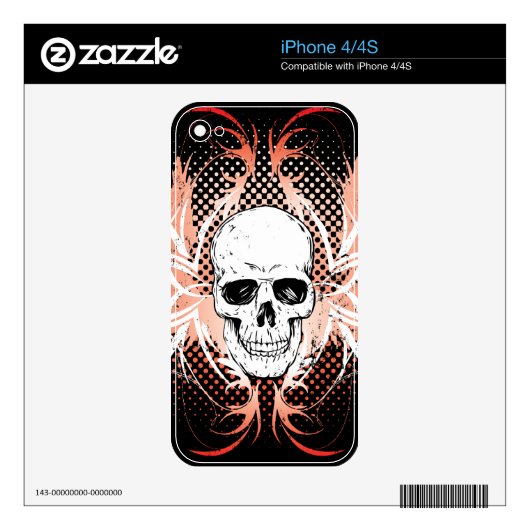 Skull iPhone 4 Skin (Product)