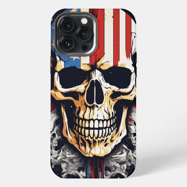 skull  iphone case (Back)