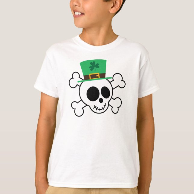 Skull Irish Top Hat (Front)