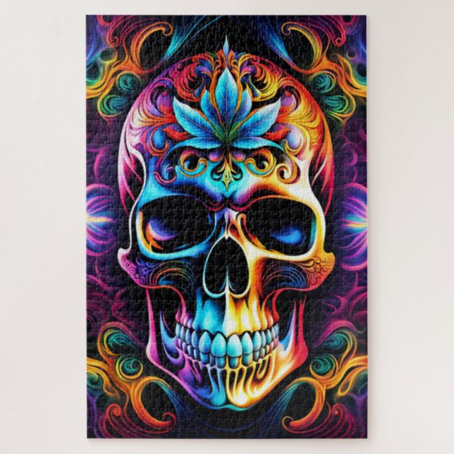 Skull Jigsaw Puzzle (Vertical)