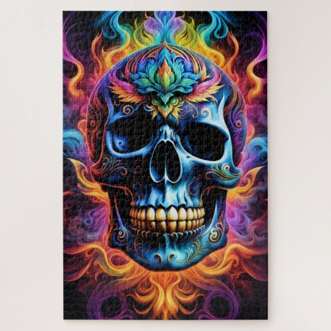 Skull Jigsaw Puzzle (Vertical)