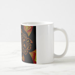 Skull Kaleidoscope Art Print Coffee Mug