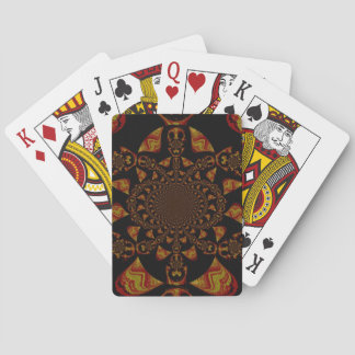 Skull Kaleidoscope Art Print Poker Cards