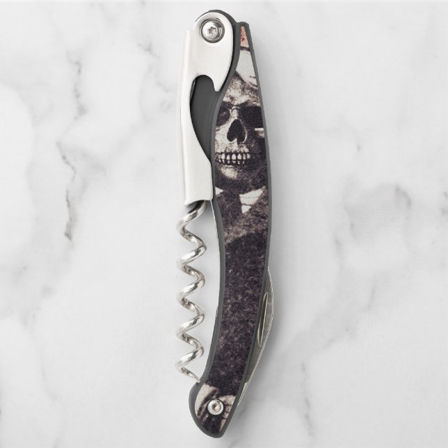 Skull kamikaze waiter's corkscrew (Front)