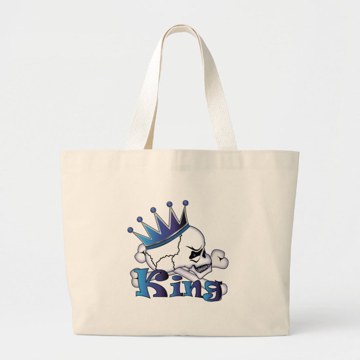 Skull King Canvas Bags