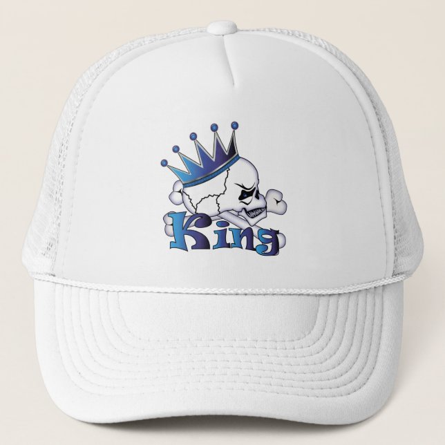Skull King Trucker Hat (Front)