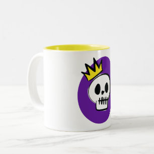 Skull King Two-Tone Coffee Mug