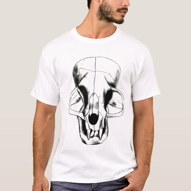skull kitty by erin harvey T-Shirt (Front)