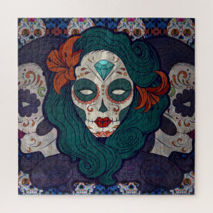 Skull Ladies Jigsaw Puzzle