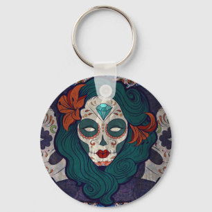 Skull Ladies Keychain
