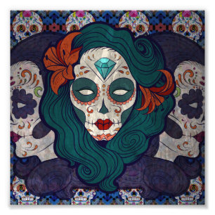 Skull Ladies Photo Print
