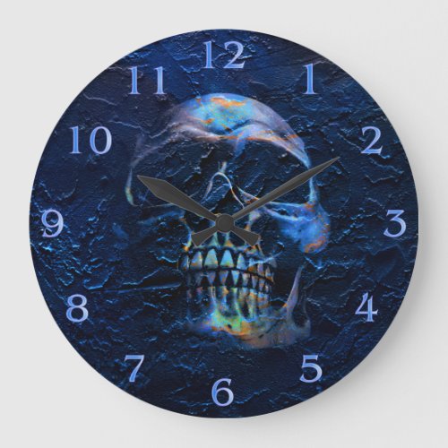 Skull Large Clock