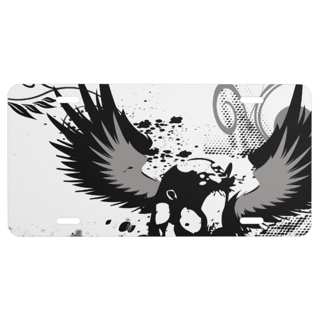 Skull License Plate (Front)