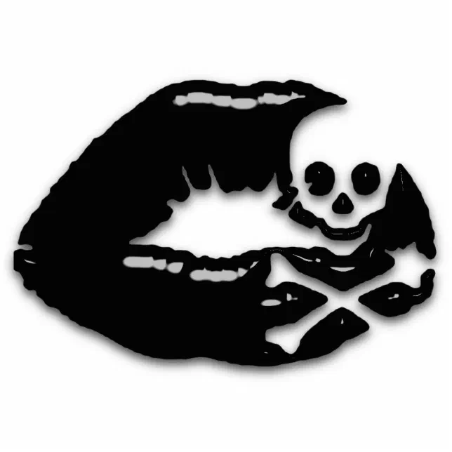Skull and Cross Bones Cutout, Zazzle