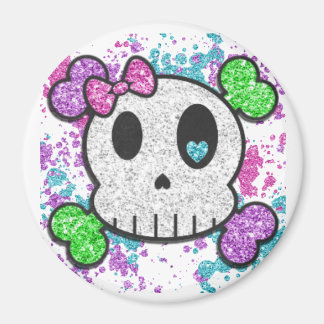 SKULL Locker Magnets, Refrigerator Back to school Magnet