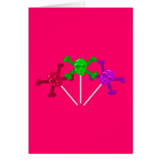 Skull Lollipops Cards (Front)